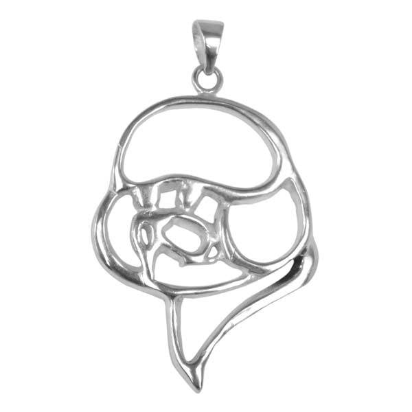 Bichon Frise Sterling Silver Cut Out Pendants