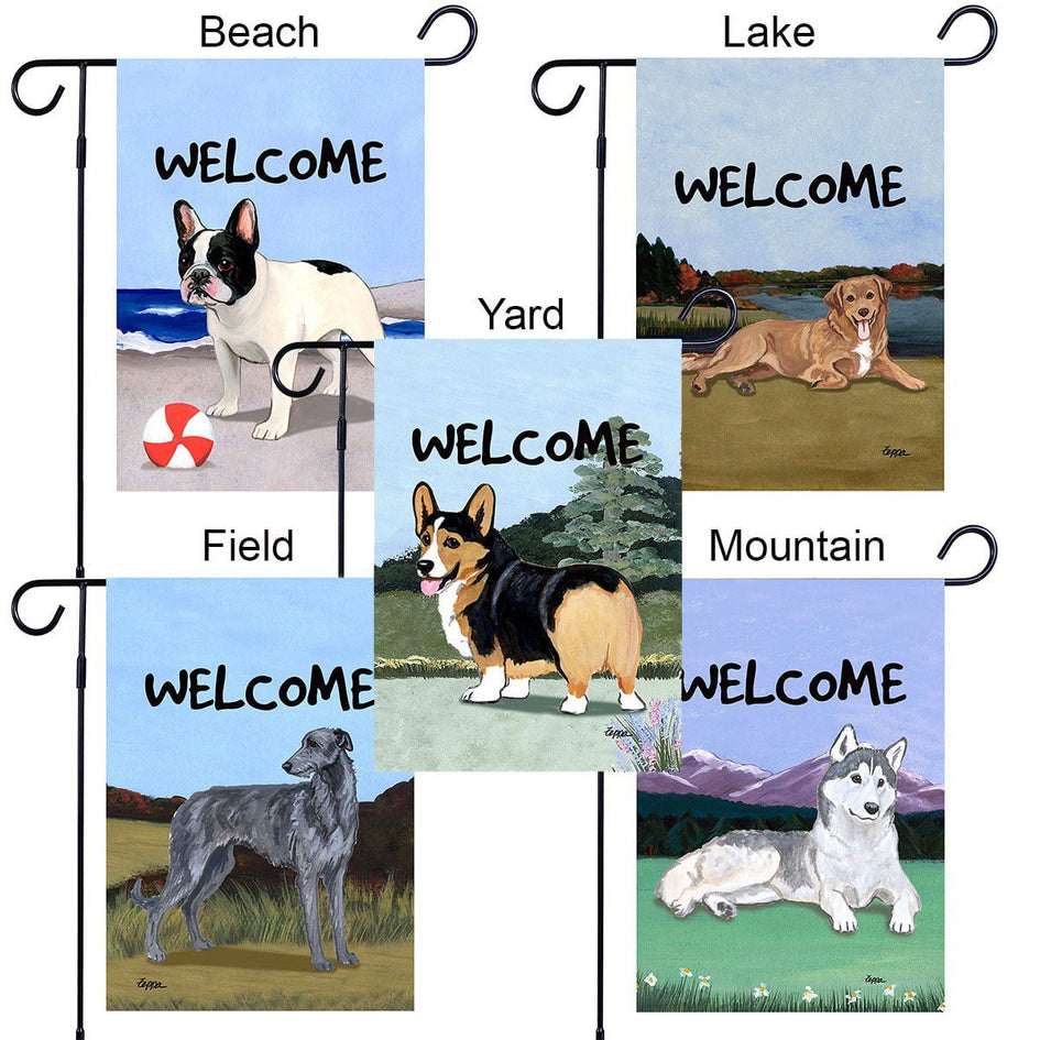 Biewer Terrier Garden Flag