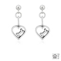 Heart and Bone Earrings