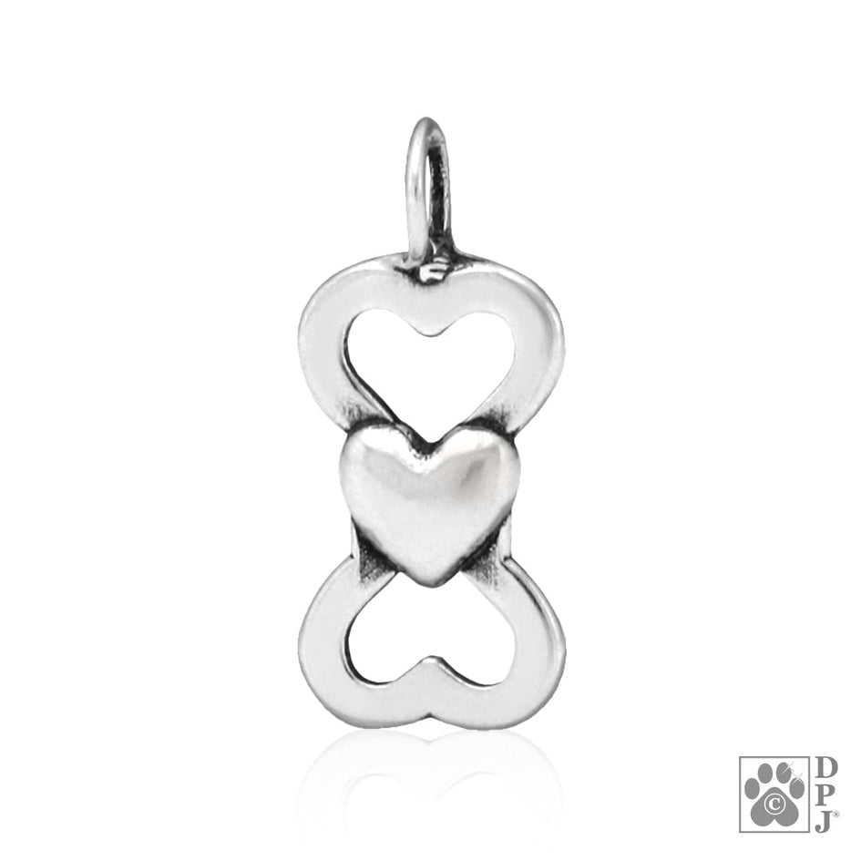 Bone and Heart  Pendant