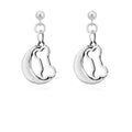 Bark At The Moon Earrings- Shiny