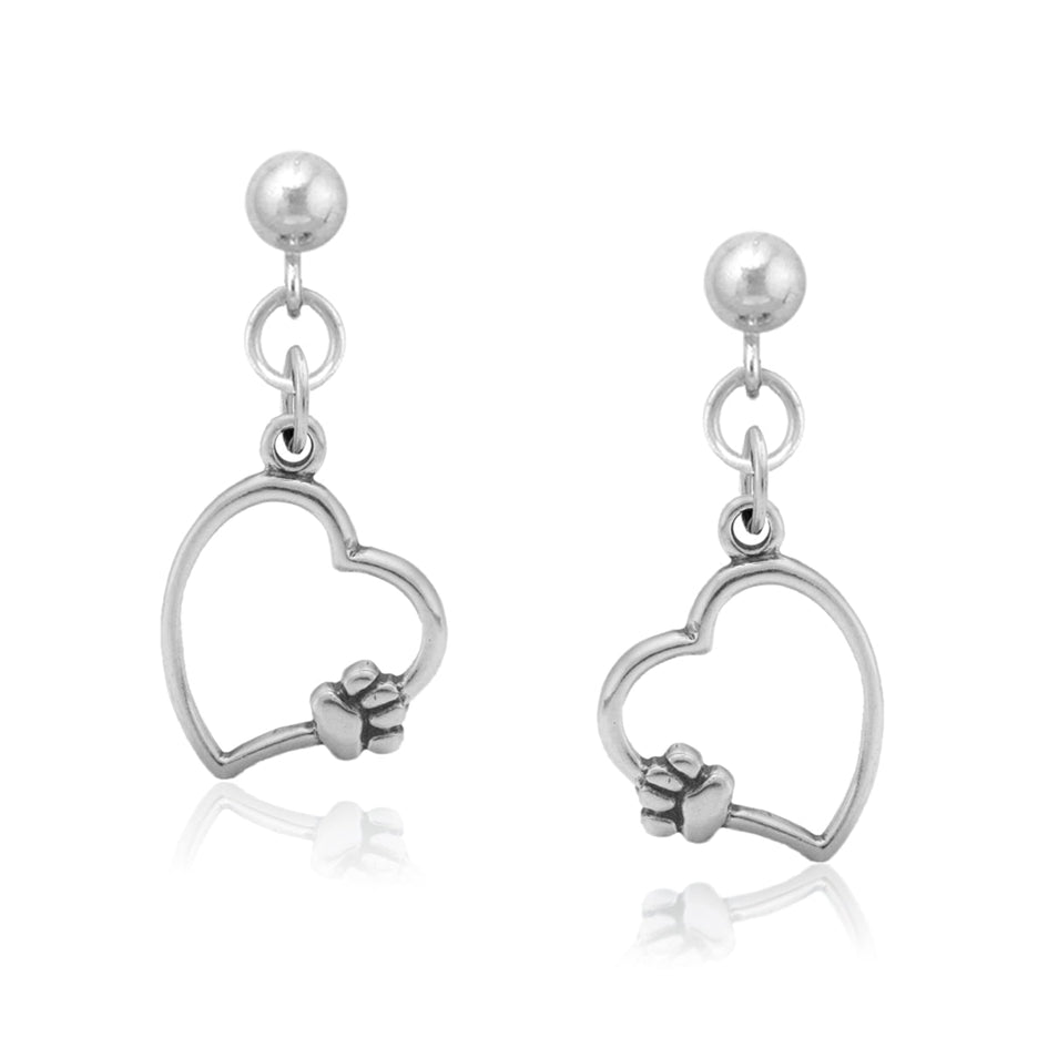 Paws on my Heart Earrings