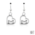 You Feed My Soul Heart and Bone Earrings