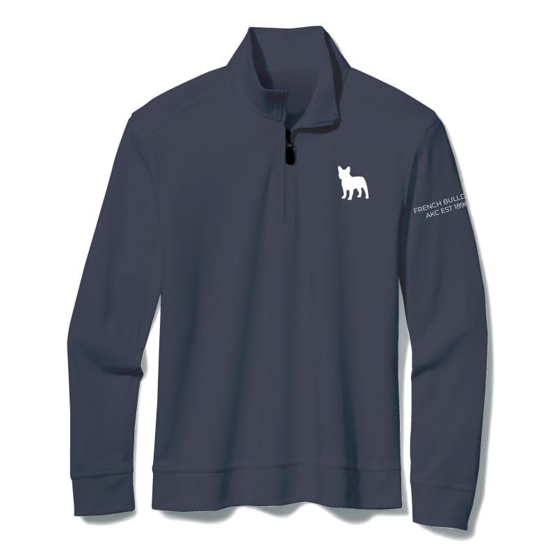French Bulldog Embroidered AKC Quarter Zip