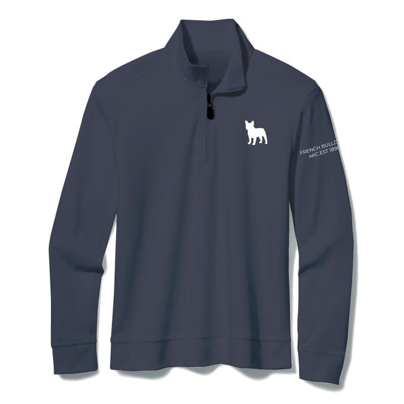 French Bulldog Embroidered AKC Quarter Zip