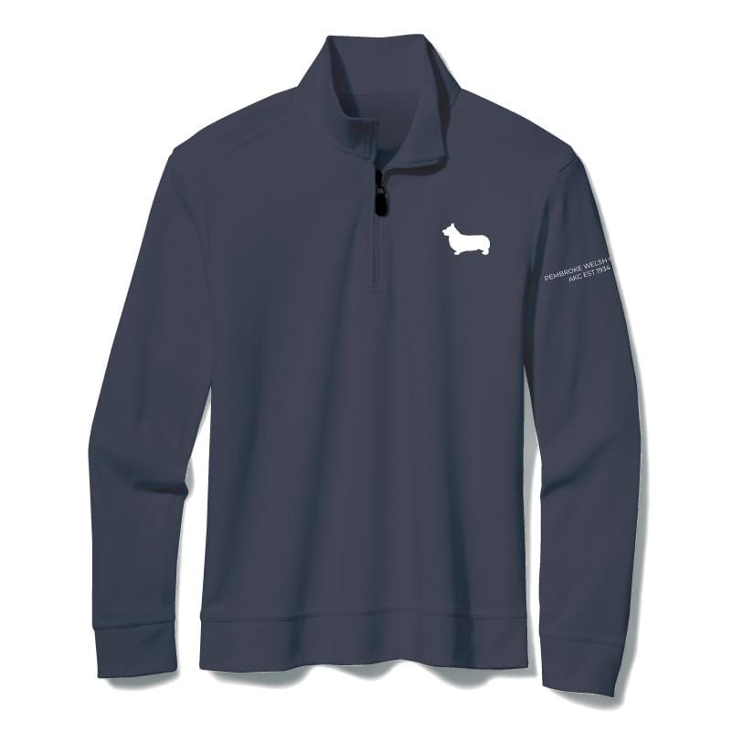 Pembroke Welsh Corgi Embroidered AKC Quarter Zip