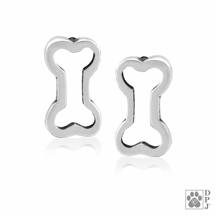 Bone-Ah-Petite - Dog Bone Post Earrings