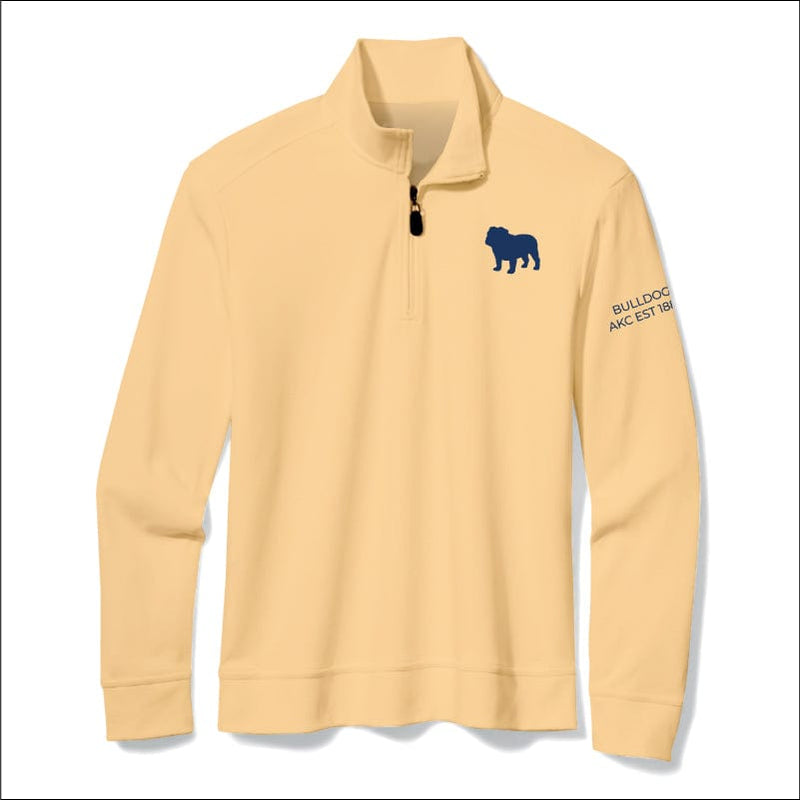 Bulldog Embroidered AKC Quarter Zip