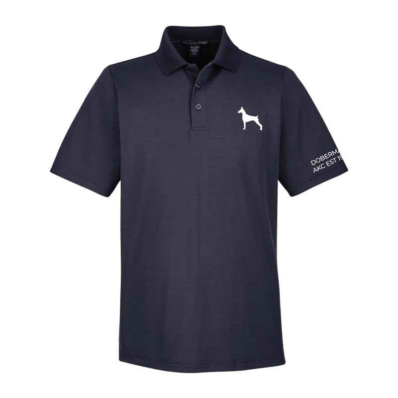 Doberman Pinscher Embroidered AKC Men's Polo