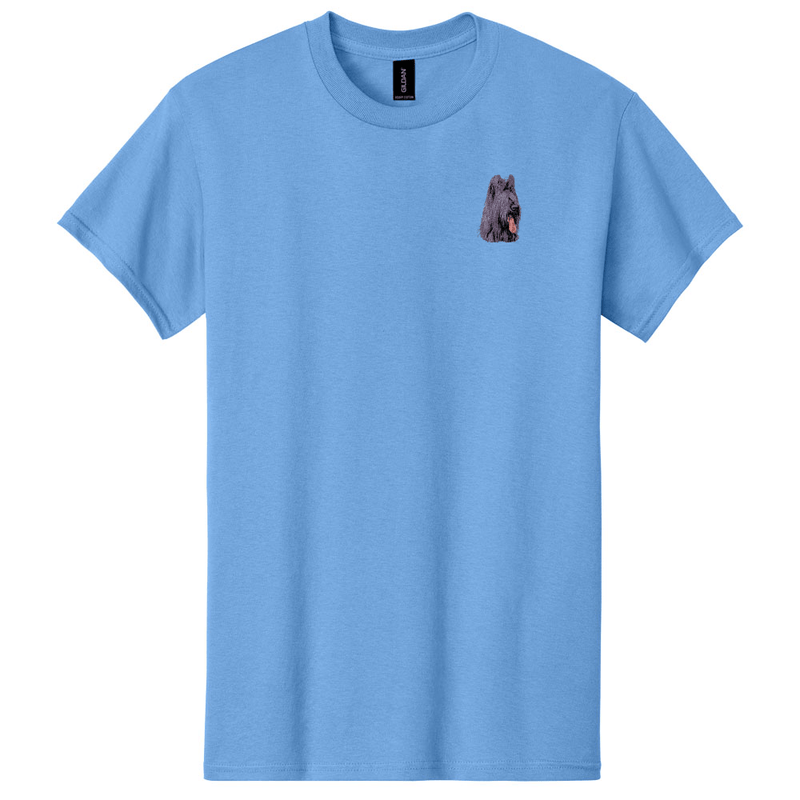 Briard Embroidered Men's T-Shirt