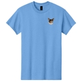 Cardigan Welsh Corgi Embroidered Men's T-Shirt