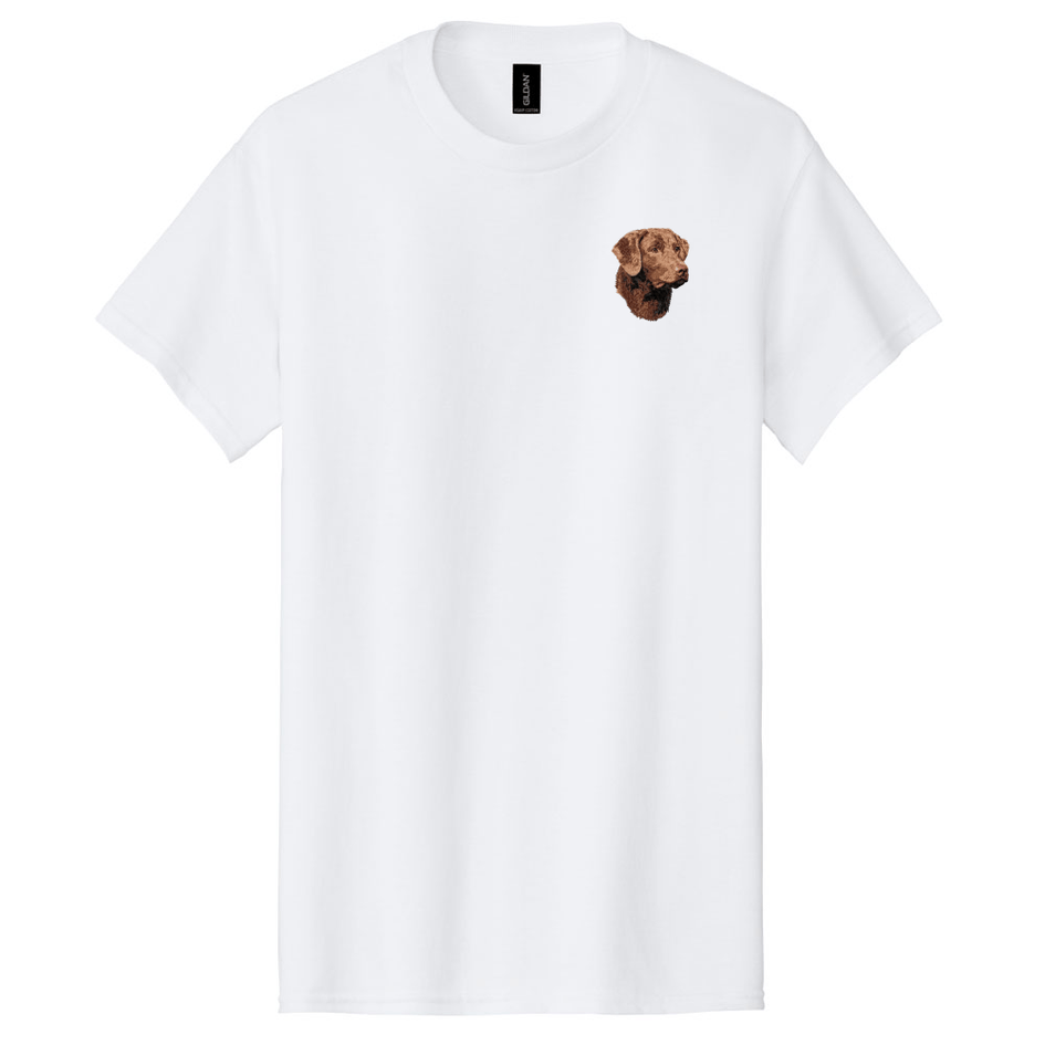 Chesapeake Bay Retriever Embroidered Men's T-Shirt