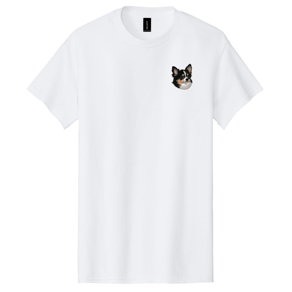 Chihuahua Embroidered Men's T-Shirt