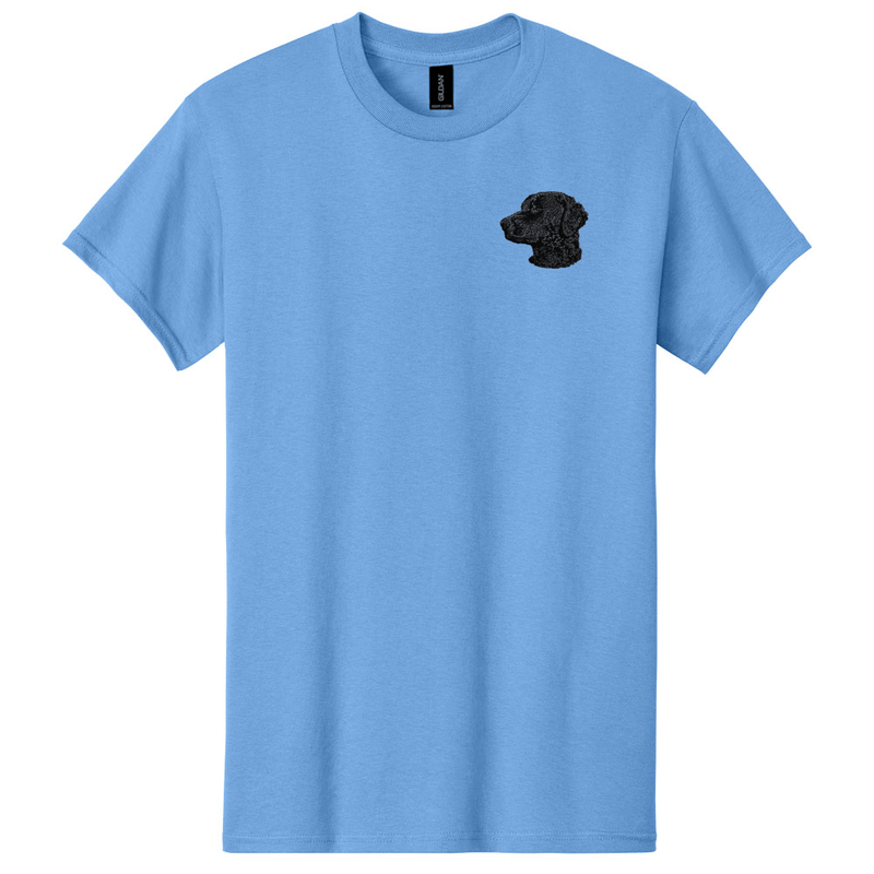 Curly-Coated Retriever Embroidered Men's T-Shirt