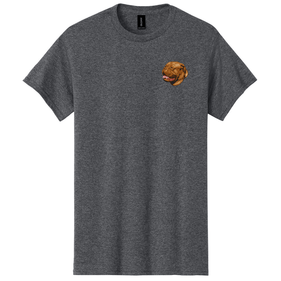 Dogue de Bordeaux Embroidered Men's T-Shirt
