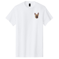 French Bulldog Embroidered Men's T-Shirt