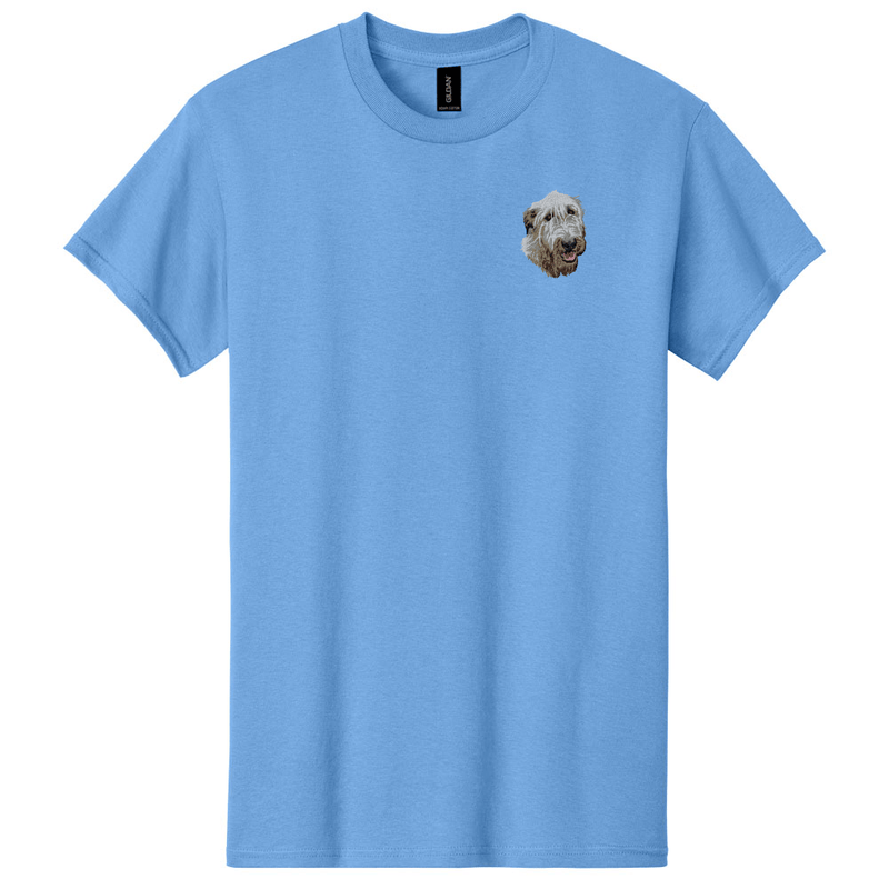 Irish Wolfhound Embroidered Men's T-Shirt