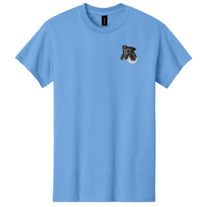 Smooth Fox Terrier Embroidered Men's T-Shirt