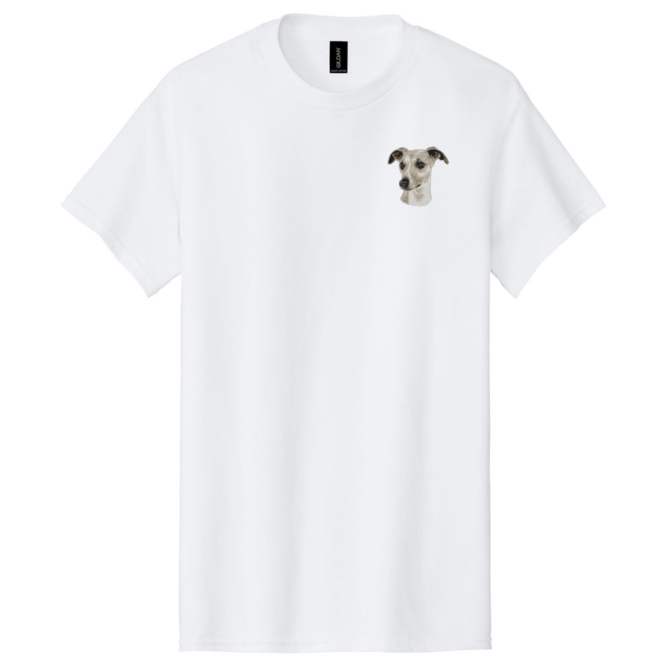 Whippet Embroidered Men's T-Shirt