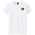 Beagle Embroidered Women's T-Shirt