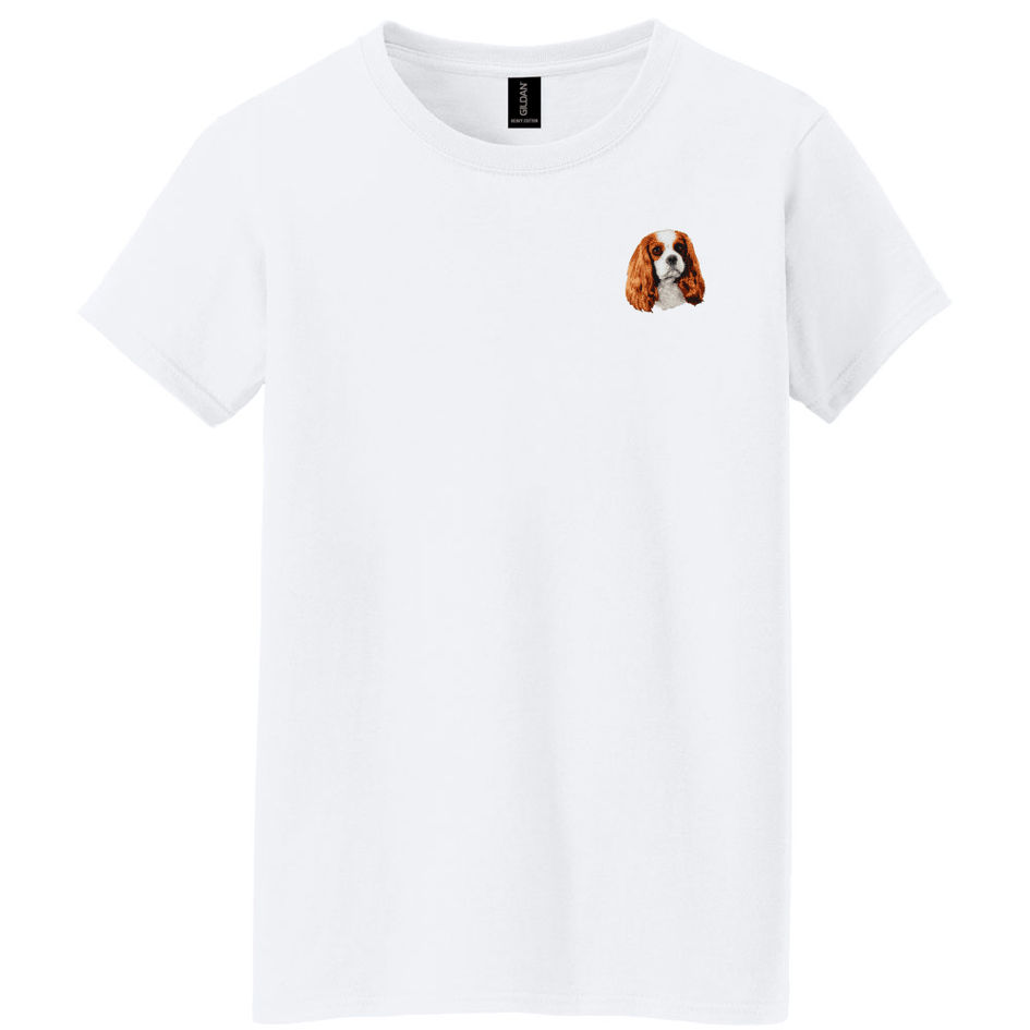 Cavalier King Charles Spaniel Embroidered Women's T-Shirt
