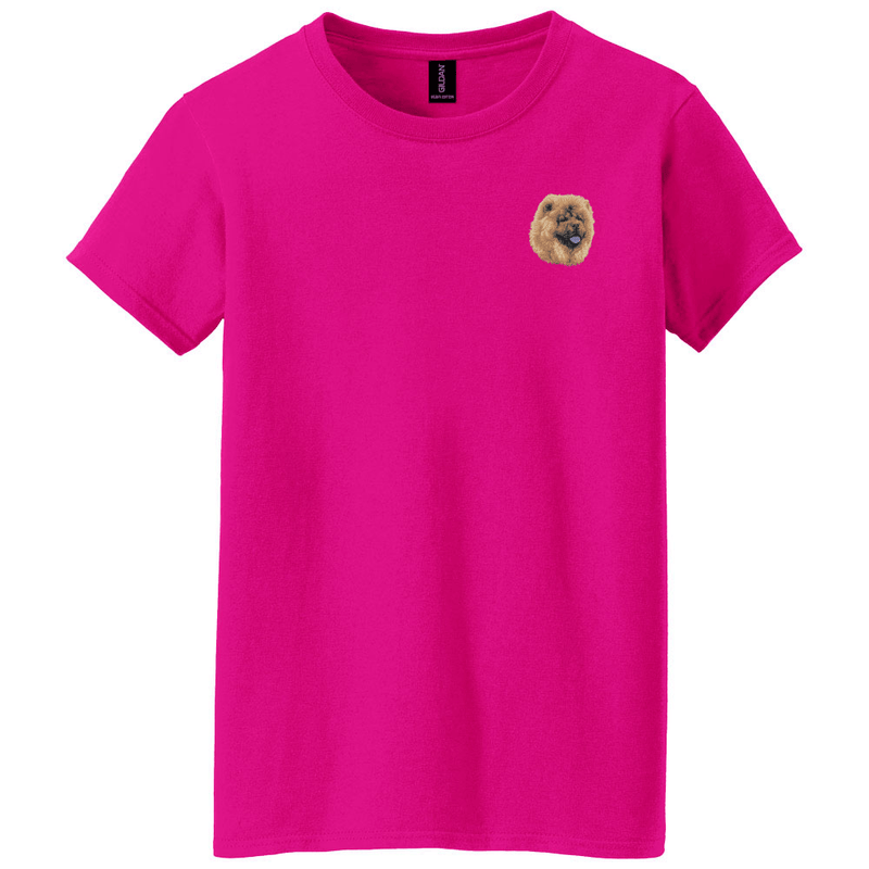 Chow Chow Embroidered Women's T-Shirt