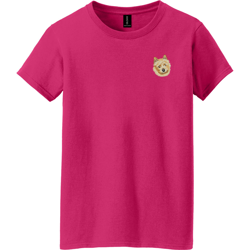 Norwich Terrier Embroidered Women's T-Shirt