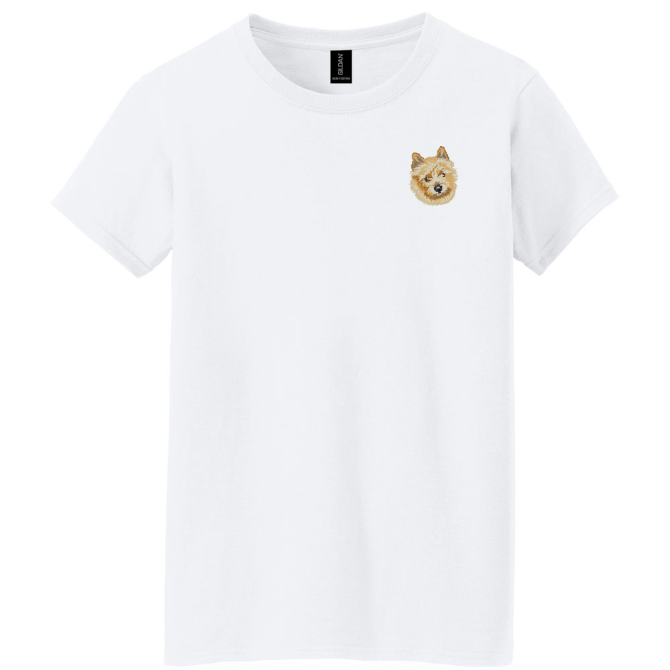 Norwich Terrier Embroidered Women's T-Shirt