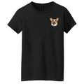 Pembroke Welsh Corgi Embroidered Women's T-Shirt