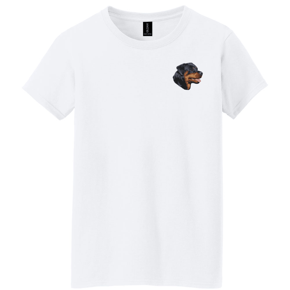 Rottweiler Embroidered Women's T-Shirt