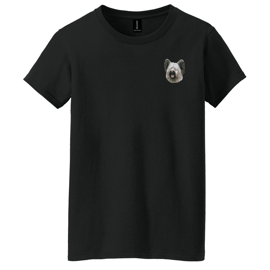 Skye Terrier Embroidered Women's T-Shirt