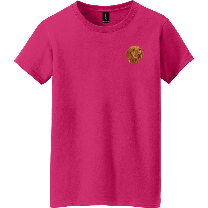 Vizsla Embroidered Women's T-Shirt