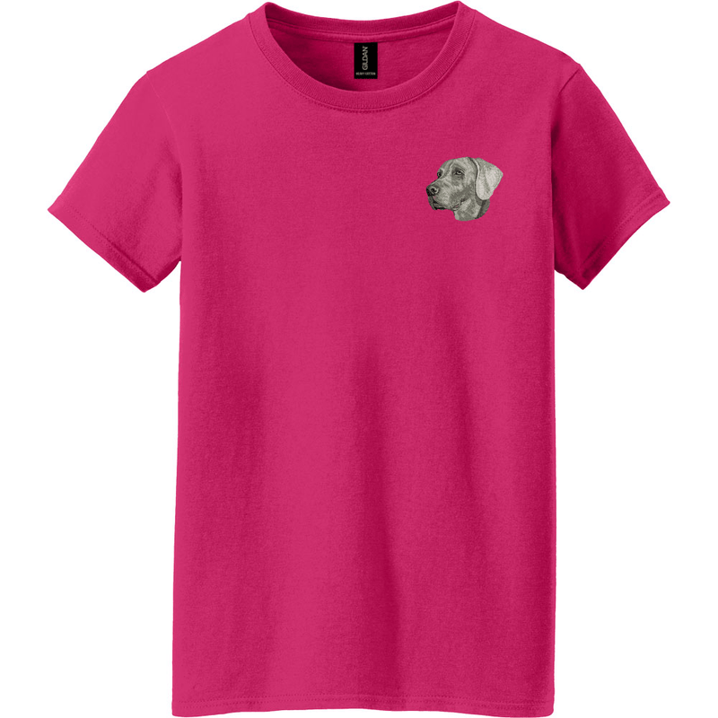 Weimaraner Embroidered Women's T-Shirt