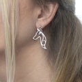 Doberman Pinscher, Head, Earring