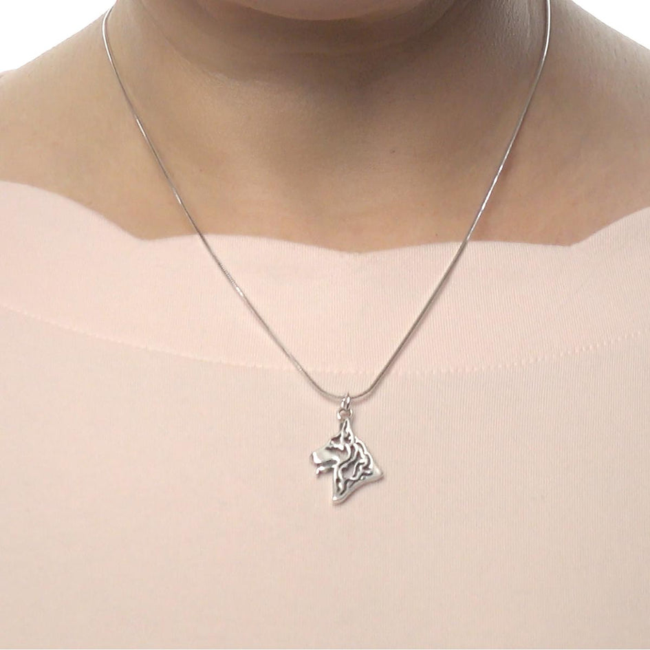 German Shepherd Dog, Head, Pendant