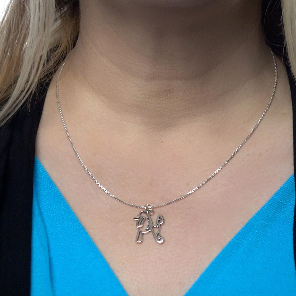 Poodle, Scandinavian Cut, Body, Pendant