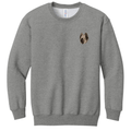 Briard Embroidered Youth Crewneck Sweatshirt
