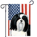 Havanese Americana Garden Flag
