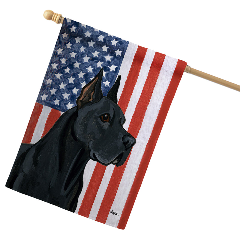 Great Dane Americana House Flag