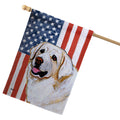 Kuvasz Americana House Flag