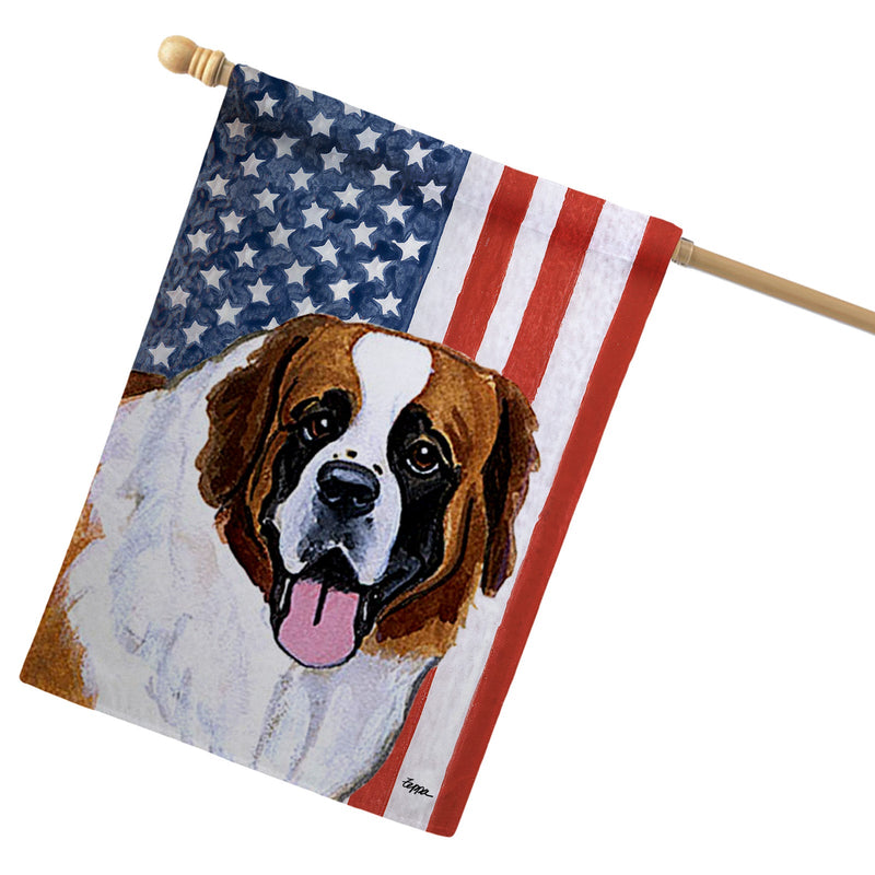 Saint Bernard Americana House Flag