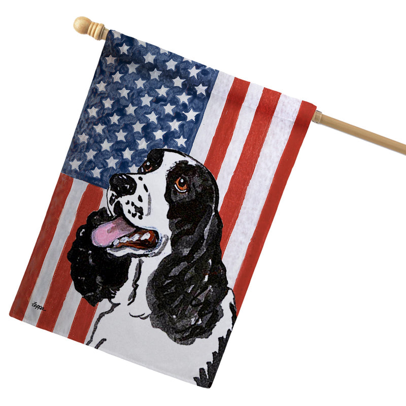 English Springer Spaniel Americana House Flag