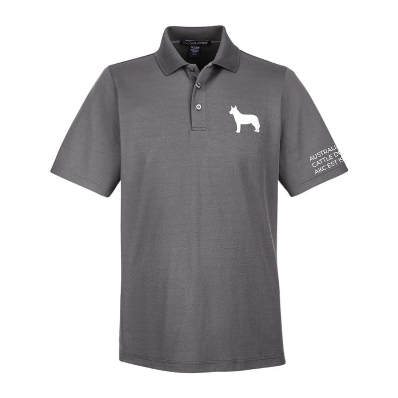 Australian Cattle Dog Embroidered AKC Men's Polo