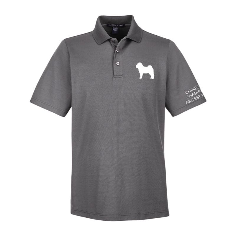 Chinese Shar-Pei Embroidered AKC Men's Polo
