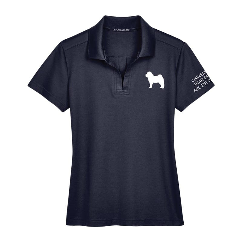Chinese Shar-Pei  Embroidered AKC Women's Polo