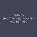 German Shorthaired Pointer Embroidered AKC Quarter Zip