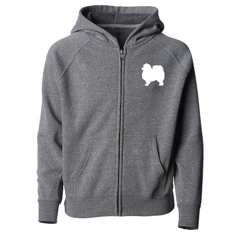 Pomeranian - Children's Full Zip Sweatshirt