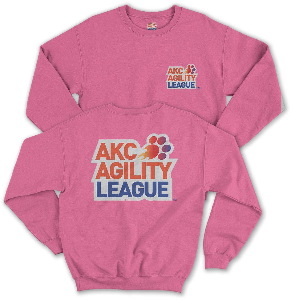 AKC Agility League - Adult Unisex Crewneck Sweatshirt