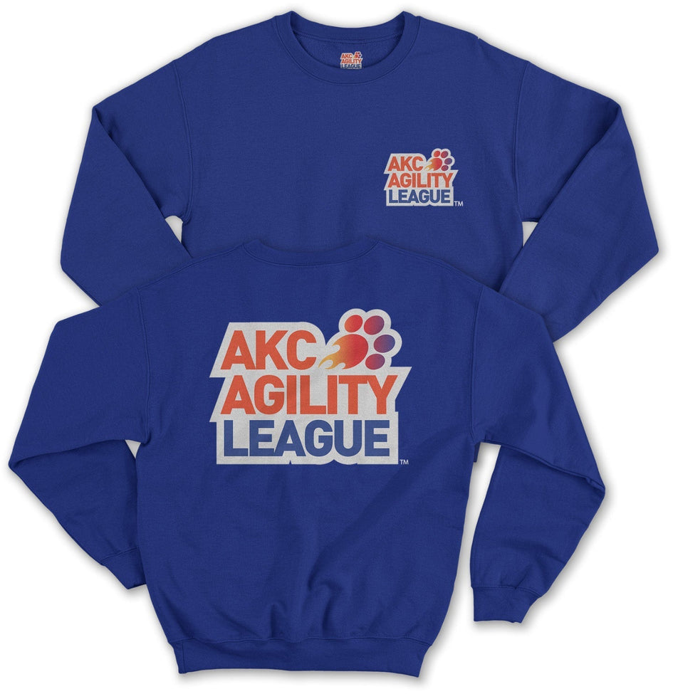 AKC Agility League - Adult Unisex Crewneck Sweatshirt
