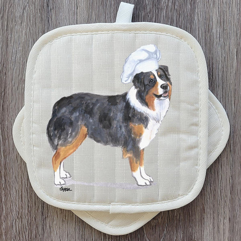 Australian Shepherd  Pot Holder Set